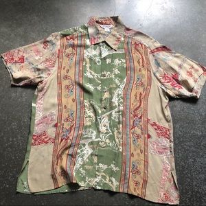 Men’s Citron XL Silk Shirt